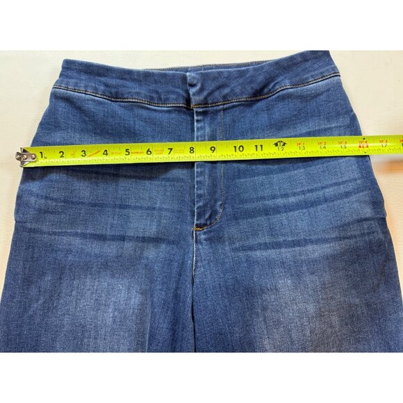 Oat Classic High-Waisted Wide-Leg Denim Jeans great stretch (bin DD200) - Picture 6 of 9
